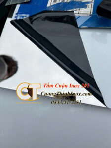 Tấm Cuộn Inox 201 dày 3mm bóng gương 8k phủ PE PVC