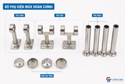 Bộ phụ kiện lan can Inox